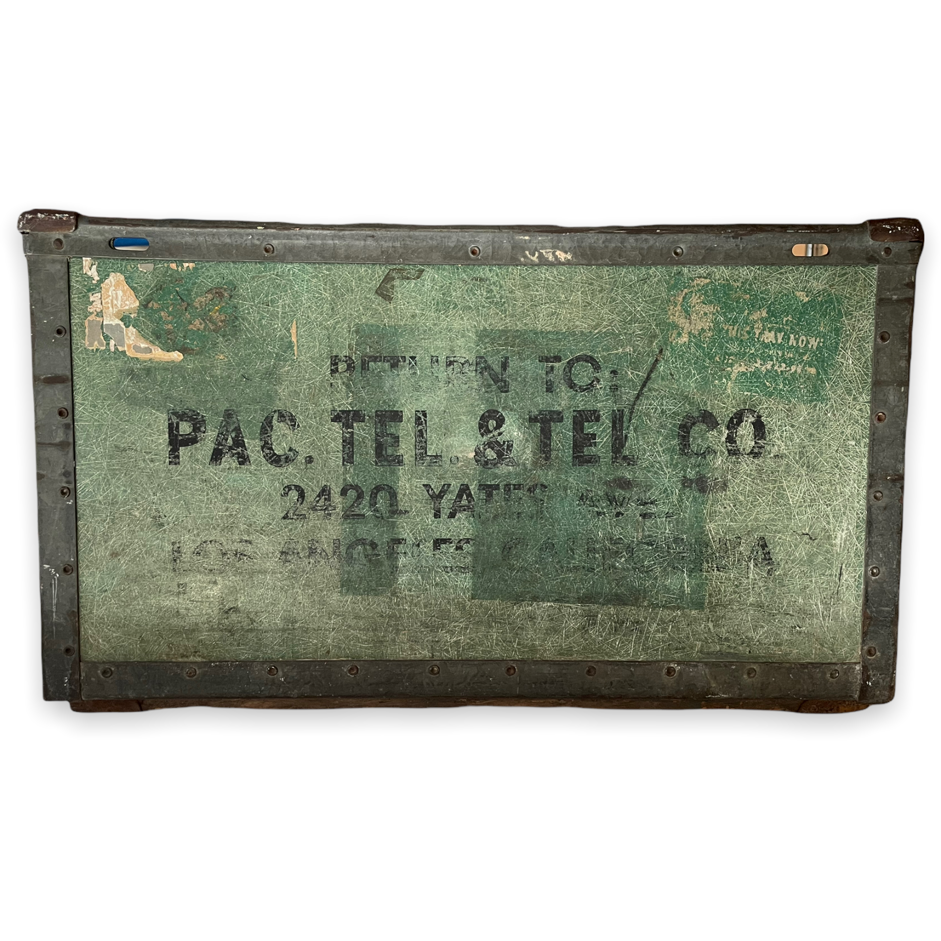 Vintage Pacific Tel & Tel Co. Delivery Box