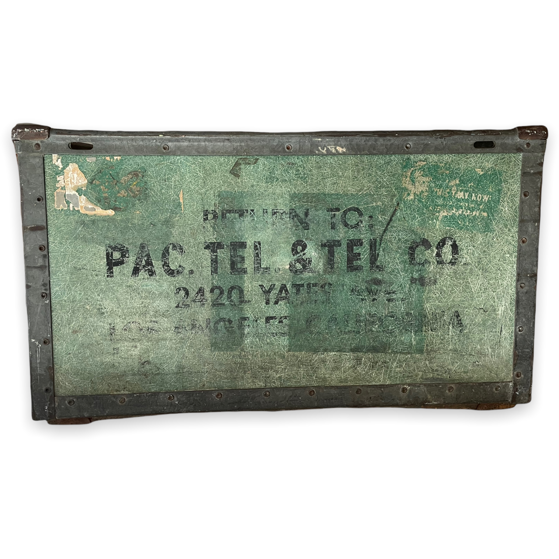 Vintage Pacific Tel & Tel Co. Delivery Box