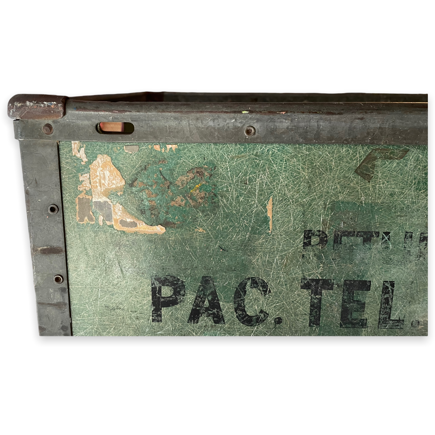 Vintage Pacific Tel & Tel Co. Delivery Box